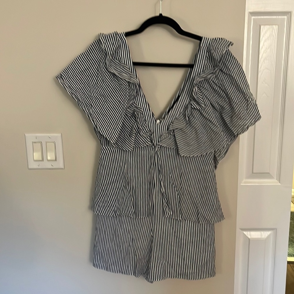 BCBGMAXAZRIA Nautical Romper